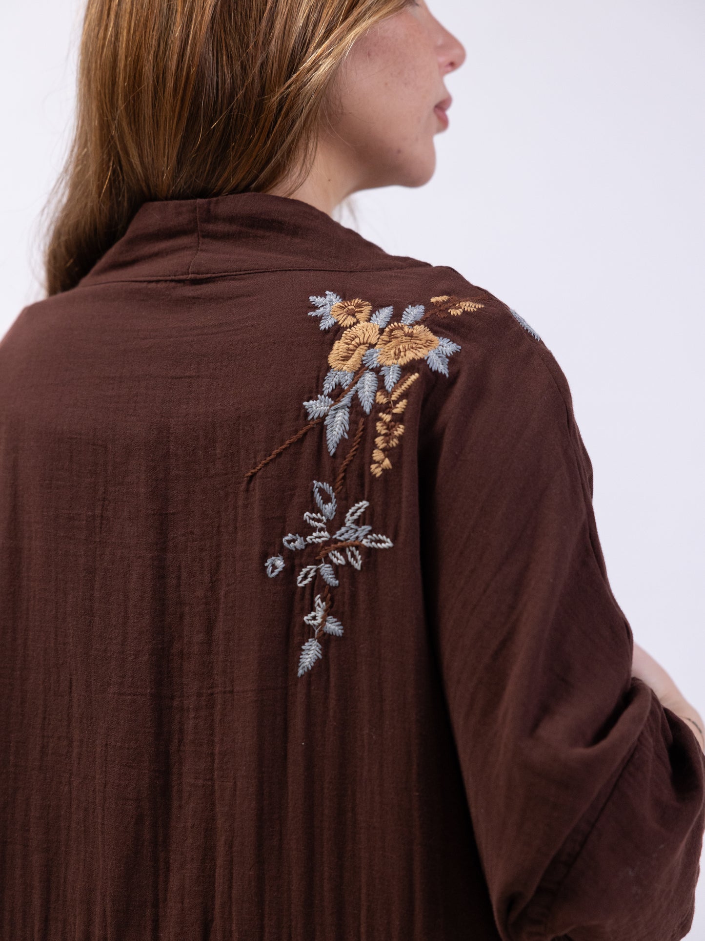 2 set brown - dress with bishet