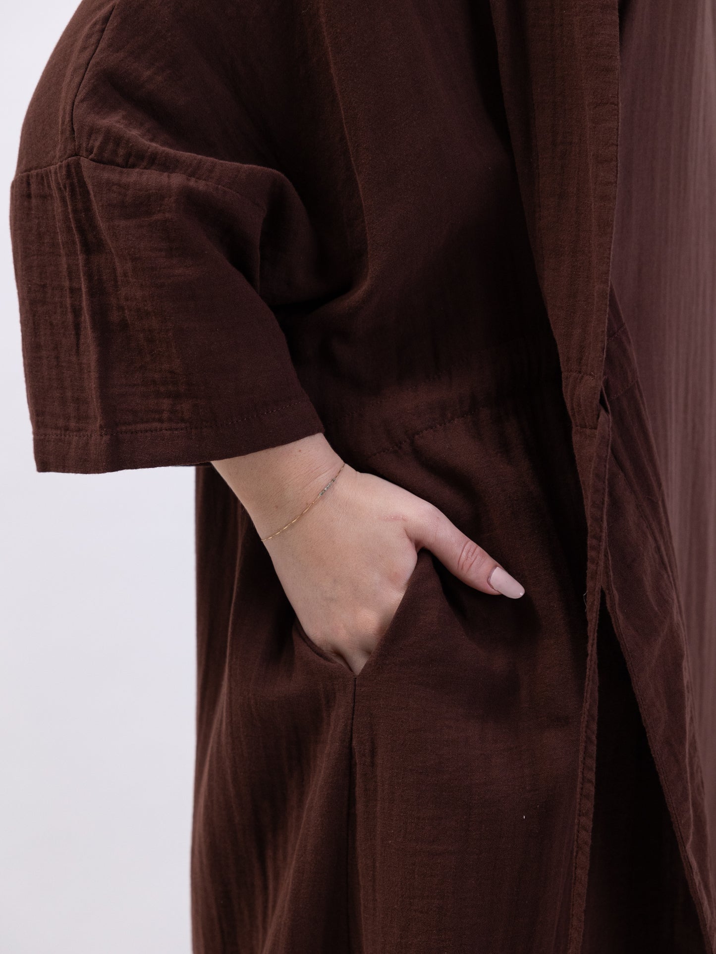 2 set brown - dress with bishet