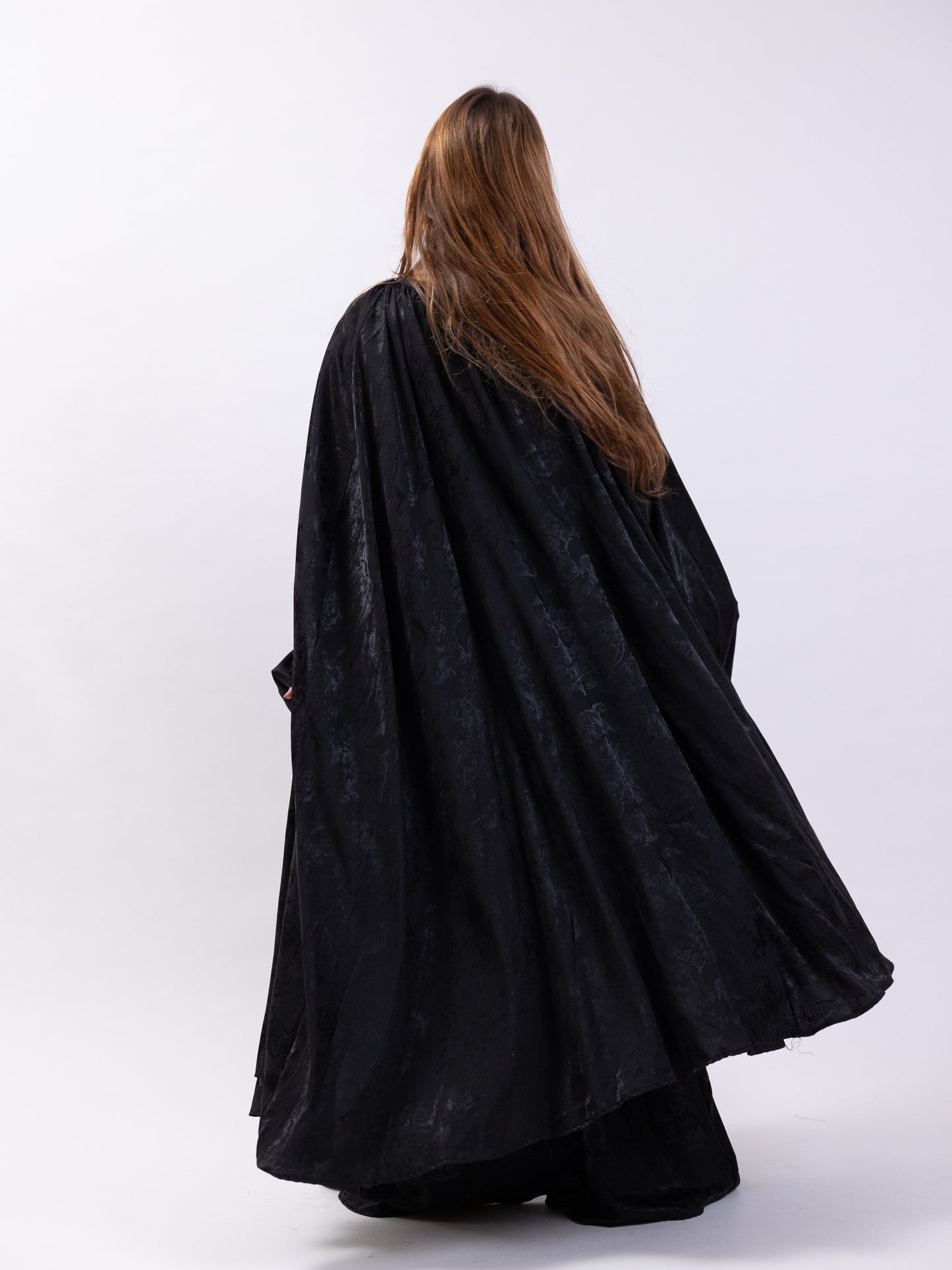 2 Piece set - black dress and bishet