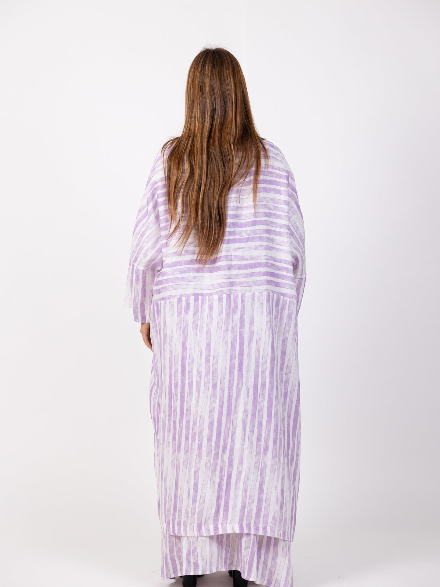 SOLD OUT 2 Pieces set - Bishet and long dress  light purple and White