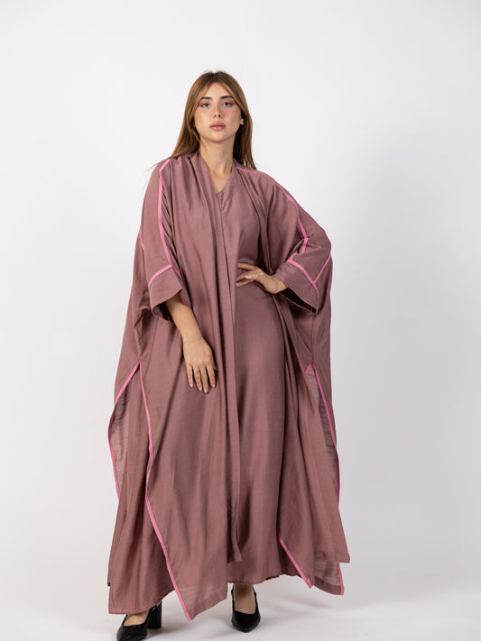 2 Piece Set - Long biset with maxi dress