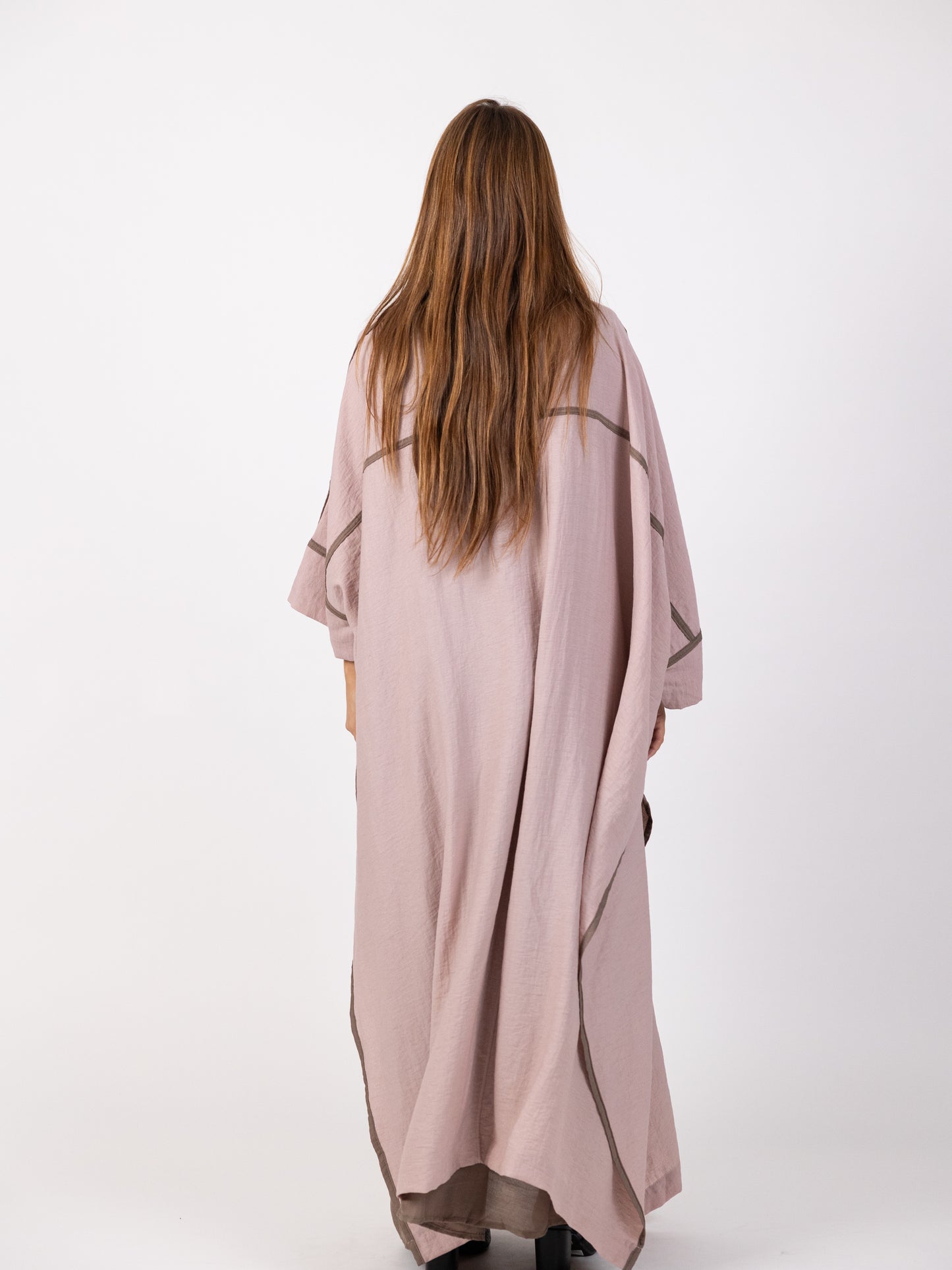 SOLD OUT - 2 Piece Set - Long dusty pink biset with maxi dress