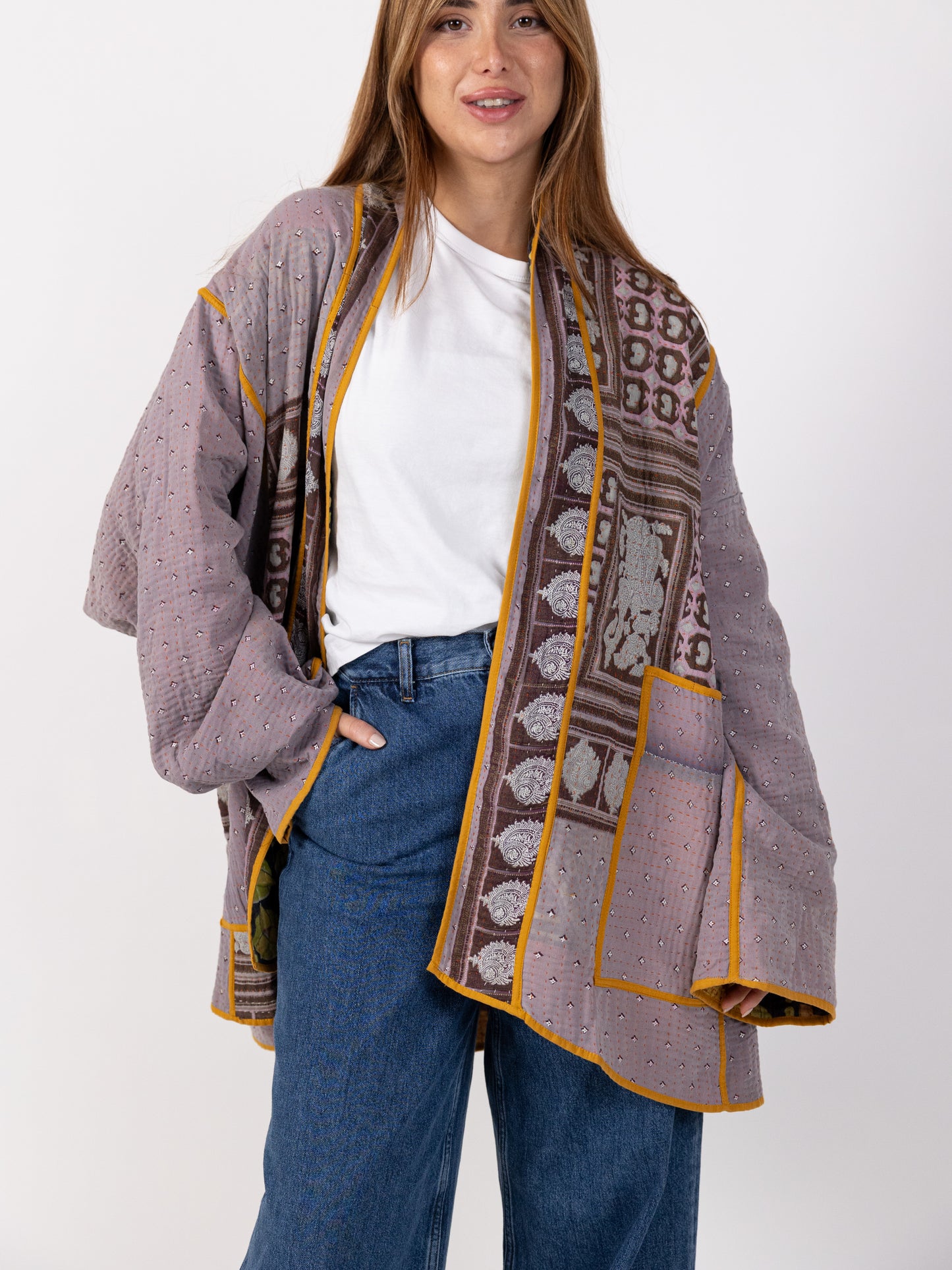 SOLD OUT - Handmade Double Sided Midi Jacket