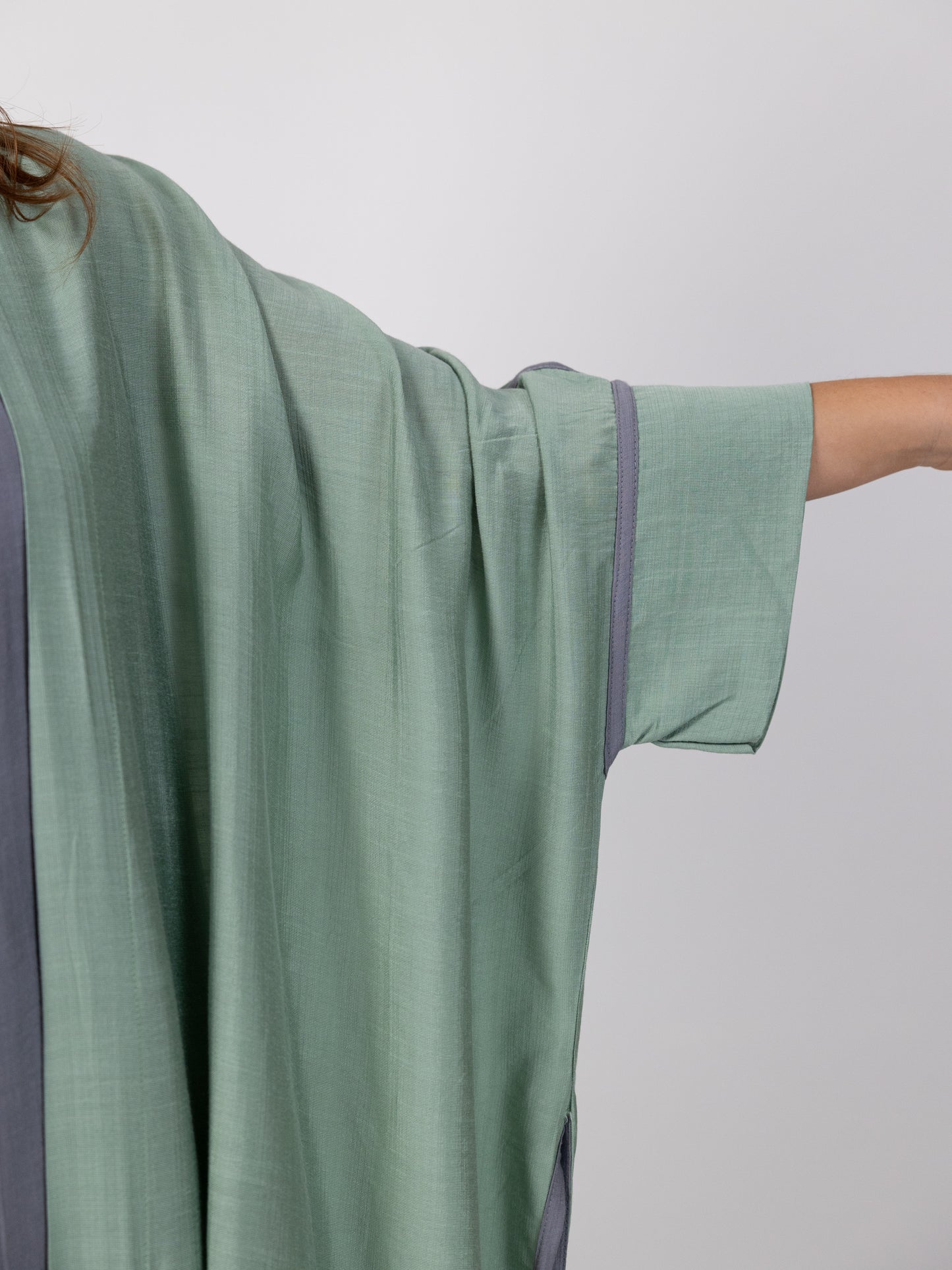 SOLD OUT - 2 Piece Set - Long green biset with maxi dress